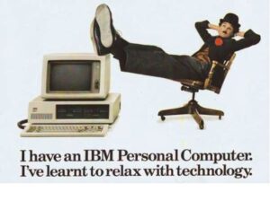 Reklama IBM PC 5150